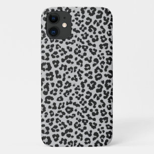 グレーグレーアッシュヒョウのチーズアニマルプリントパターン iPhone 11 ケース
