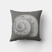 グレーグレーシーシェルリバーシブルデザイン クッション (裏面)