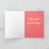 グレーグレートダン誕生日 カード (内部)