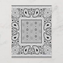 グレーグレーバンダナペイズリーカントリーヒップホップカウボーイ