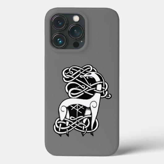 グレーケルト/北欧の鹿 Case-Mate iPhoneケース (裏面)