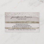 グレーケーキ定期購入サービスのリテールベーカリー 名刺 (裏面)