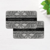 グレーケーブルニット3.5x2名刺 (デスク)