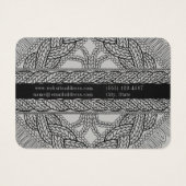 グレーケーブルニット3.5x2.5名刺 (裏面)