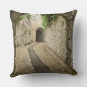 グレーコブルストーン通り（フランス） クッション (裏面)