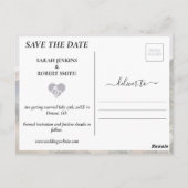 グレーコロラドマウンテンウェディングザデイト ポストカード (裏面)