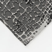 グレーコンクリートの一種 フリースブランケット (角)