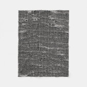 グレーコンクリートの一種 フリースブランケット (正面)