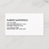 グレーコンクリートストーン名刺 名刺 (裏面)