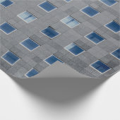 グレーコンクリート建物撮影 ラッピングペーパー (角)