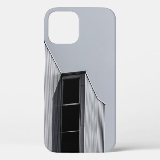 グレーコンクリート建物 Case-Mate iPhoneケース (裏面)