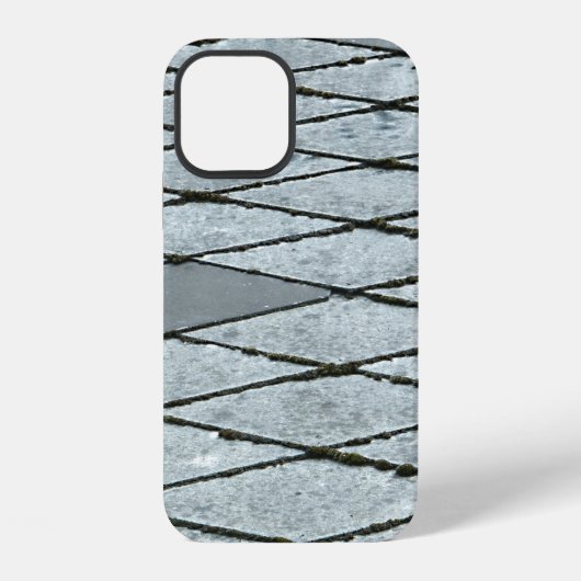 グレーコンクリート舗装 iPhoneケース (裏面)