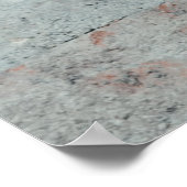 グレーコンクリート表面 ポスター (角)