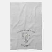 グレーコンチシェルキッチンタオル キッチンタオル (縦)