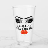 グレーコーラルガーリーパワーキスメイクアップまばたき タンブラーグラス (正面)