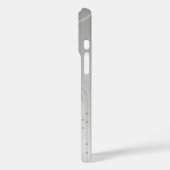 グレーサイバースペースくもの巣2.0スタイル Case-Mate iPhoneケース (裏面 / 左)