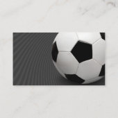 グレーサッカーコーチ |スポーツ 名刺 (裏面)