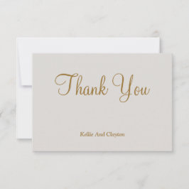 グレーサンキューカード