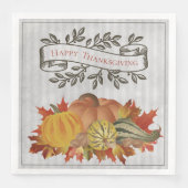 グレーサンクスギビングカボチャとスカッシュ (正面)