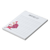 グレーサンタのナイスリスト ノートパッド (回転)