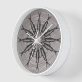 グレーサーディンスケッチスケッチフィッシュパターン 壁時計 (傾斜)