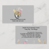 グレーシェフウォーターカラーベーキング器具ベーカリー 名刺 (正面/裏面)