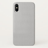 グレーシェブロン模様 Case-Mate iPhoneケース (裏面)