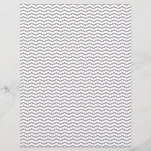 グレーシェブロン/ジグザグスクラップブック紙 (正面)