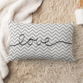 グレーシェブロン ランバークッション (ブランケット)
