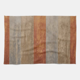 グレーシェードとオレンジグラデーション色 キッチンタオル