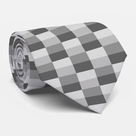 グレーシェードのカラーブロック ネクタイ (ロール)