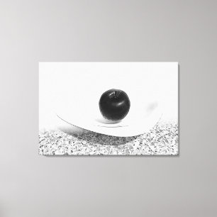 グレーシェードのリンゴ キャンバスプリント