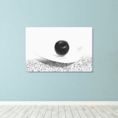 グレーシェードのリンゴ キャンバスプリント (インサイチュ (ウッドフロア))