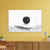 グレーシェードのリンゴ キャンバスプリント (インサイチュ (リビング))