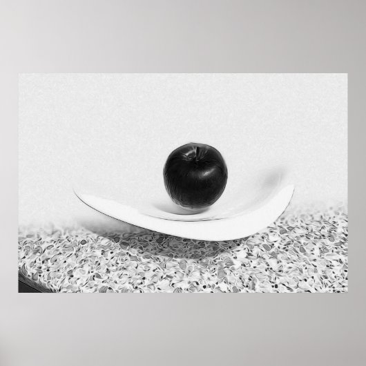グレーシェードのリンゴ ポスター (正面)