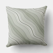 グレーシェードのレイヤードライン – 装飾用クッション クッション (裏面)