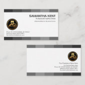 グレーシェードストライプ人材採用 名刺 (正面/裏面)