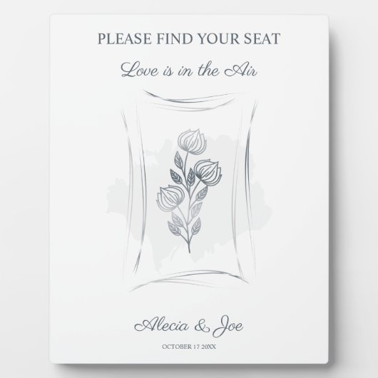 グレーシェードフローラブランチ付引用文 フォトプラーク (正面)