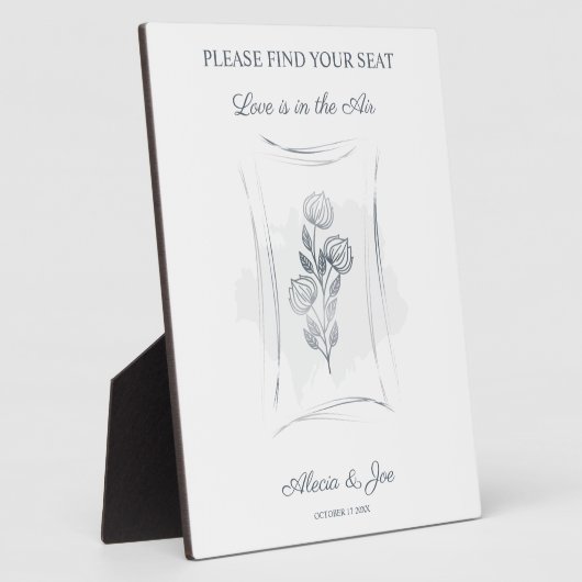 グレーシェードフローラブランチ付引用文 フォトプラーク (側面)