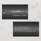 グレーシェードプロフェッショナル名刺 名刺 (正面/裏面)