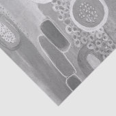 グレーシェード抽象芸術アートティッシュペーパー 薄葉紙 (詳細)