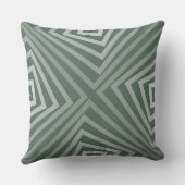 グレーシェード、パターストライプのン – 装飾用クッション クッション (裏面)