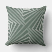グレーシェード、パターストライプのン – 装飾用クッション クッション (正面)