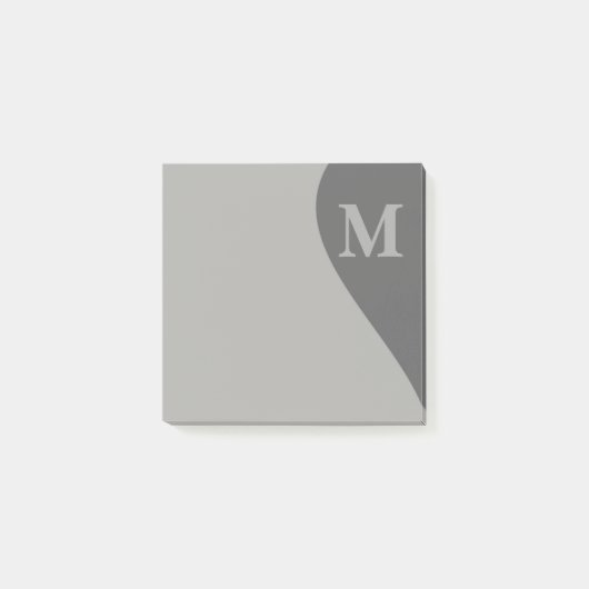 グレーシェード（モノグラム） ポストイット (正面)