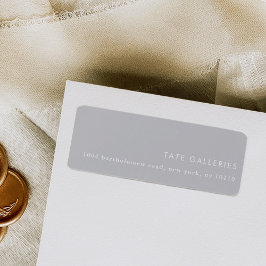 グレーシックモダンミニマル差出人住所ラベル ラベル