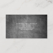 グレーシャルボードプレーンモダンフェミニン 名刺 (裏面)