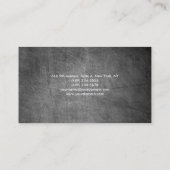 グレーシャルボードプレーンモダンフェミニン 名刺 (裏面)