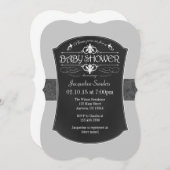 グレーシャルボードベビーシャワー招待状 招待状 (正面/裏面)