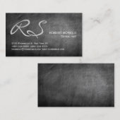 グレーシャルボードモノグラムプレーンプロフェッショナル 名刺 (正面/裏面)