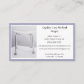 グレーシャワーチェア機器メディカルシニアシニ気にア 名刺 (正面)